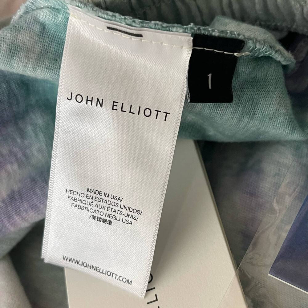 John Elliott Mineral x Opal Reconstructed Tie Dye Shorts NWT Size 1 Small - Picture 9 of 11